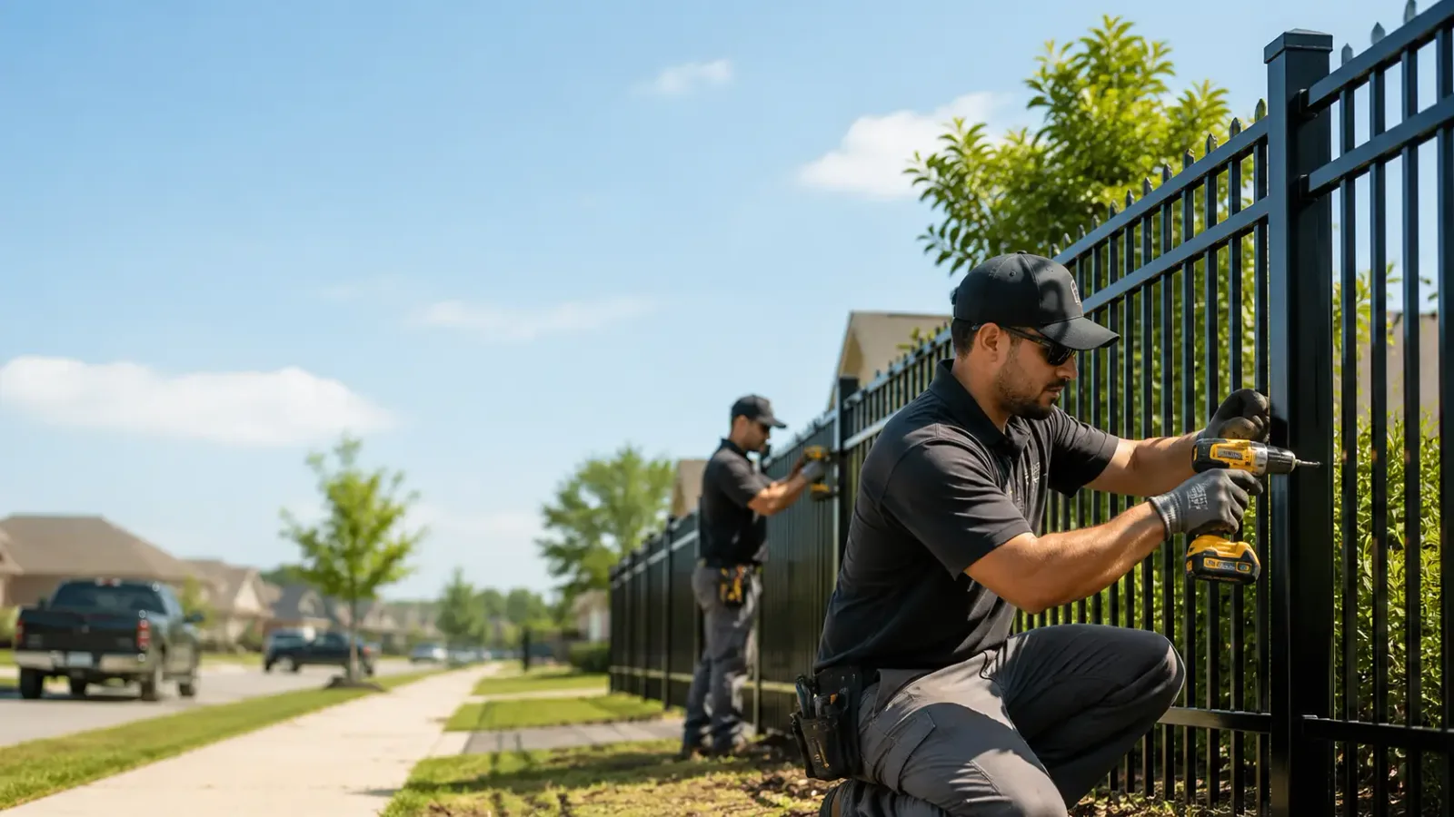 Metal Fence Installation in Boston, GA